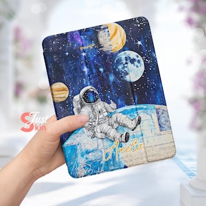 Ipad Cover with Pencil Interstellar Wanderer Composition Design for Ipad102022-10.9&quot; Ipad5/6-9.7&quot; Ipad Pro 2024-13&quot; Ipad Air-11&quot;