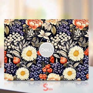 Dell Percision Skin, Aesthetic Floral Design, Customizable Unique Gift Cute Vinyl Decal Fits Dell Xps Latitude Inspiron Vostro Precisio