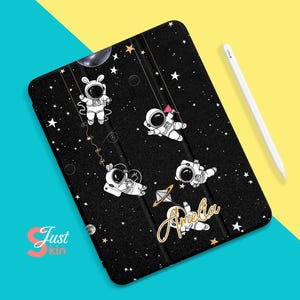Funda protectora para iPad Mini con dibujos de astronautas, accesorios para iPad, bonito regalo para iPad Mini de 6 a 8 pulgadas, iPad Mini de 1/2/3 a 7,9 pulgadas, iPad 2/3/4 a 9,7 pulgadas, iPad Air