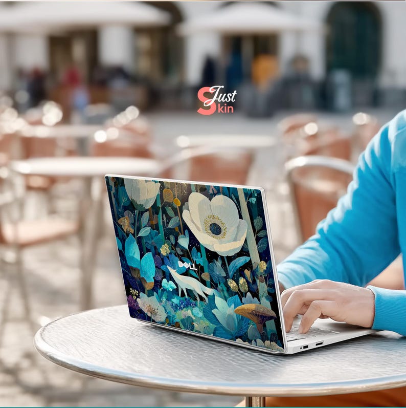 Hp 17,3-Zoll-Laptop 17-Cn Aufkleber Pflanze Dell Haut Blumen Welt kundenspezifischer Vinylaufkleber für MacBook Latitude Lenovo Notepad Probook Zbook Bild 1
