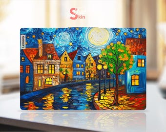 Funda protectora para computadora Lenovo, diseño de pintura al óleo, calcomanía de vinilo personalizable para regalo, para Legion Yoga Thinkpad Thinkbook Ideapad Series