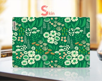 Adhesivo para portátil Lenovo, adhesivo para Lenovo Yoga C940 15, calcomanía de vinilo con flores personalizadas para la serie Legion Yoga Thinkpad Thinkbook Ideapad