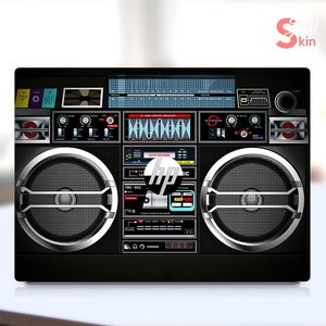 Computer Skins For Hp, Unique Gift Personalized Metal Music Style Vinyl Decal For Spectre Envy Pavilion Victus Omen Zbook Elite Probook