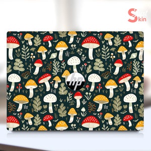 Zbook Skin, Personalised Present, Distinctive Mushroom Design Vinyl Decal For Spectre Envy Pavilion Victus Omen Zbook Elite Probook