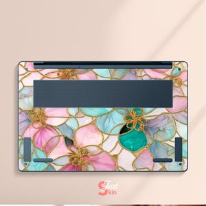 Stickers clavier HP Omnibook X 14 Dell 5550 Skin MacBook Air 15,6 Stickers Lenovo Motif floral abstrait pour Probook Precision Legion Asus image 6