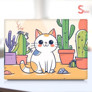 HP Laptop Protective Film Custom Cute Cat Design Vinyl Decal for Spectre Envy Pavilion Victus Omen Zbook Elite Probook Series