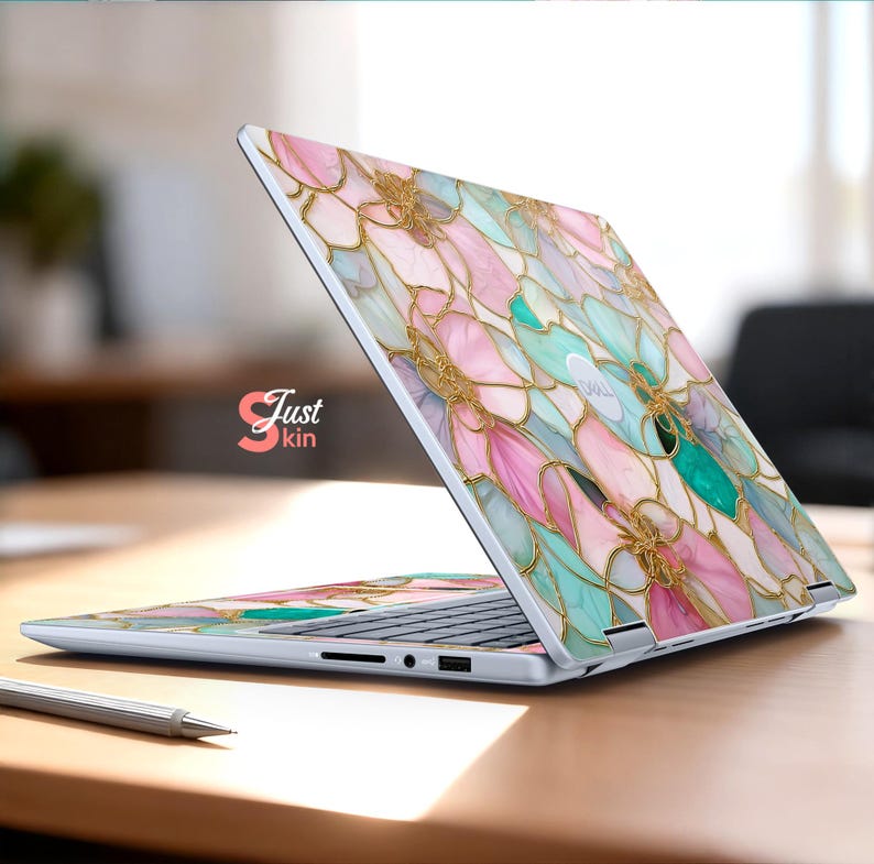 Stickers clavier HP Omnibook X 14 Dell 5550 Skin MacBook Air 15,6 Stickers Lenovo Motif floral abstrait pour Probook Precision Legion Asus image 7