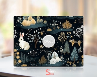 Individualized Gift, Xps Sticker, Distinctive Vinyl Decal, Unique Bunny Design  Fits Dell Xps Latitude Inspiron Vostro Precisio