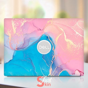 Dell Laptop Skin,Dell Inspiron 2 In 1 Keyboard Cover,Customizable Marble Texture Vinyl Decal Fits Dell Xps Latitude Inspiron Vostro Precisio