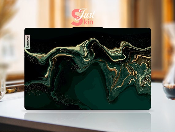 Lenovo Laptop Skin,Lenovo E41 25 Laptop Skin,Personalized Black Marble Texture Vinyl Decal for Legion Yoga Thinkpad Thinkbook Ideapad Series
