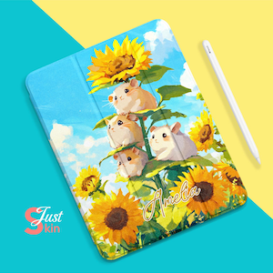 Ipad Case Cute Pencil Holder Aesthetic Sunshine Hamster Paradise Ipad Cover Unique Gift For IPAD AIR 4 5 10.9&quot; IPad AIR 6 11&quot; IPad 5 6 9.7&quot;
