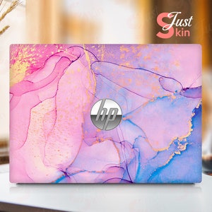 Hp Probook 430 G5 Skin Pre-Cut Personalized Gift Pink Marble Texture Vinyl Decal for Spectre Envy Pavilion Victus Omen Zbook Elite