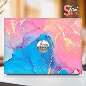 Custom Skin for Hp Laptop Pre-Cut Personalized Gift Marble Texture Vinyl Decal for Spectre Envy Pavilion Victus Omen Zbook Elite Probook