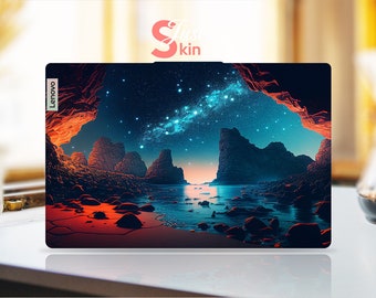 Lenovo Laptops Skin Thinkpad Decal, Pre-Cut Personalized Gift Starry Sky Vinyl Decal For Legion Yoga Thinkpad Thinkbook Ideapad Series