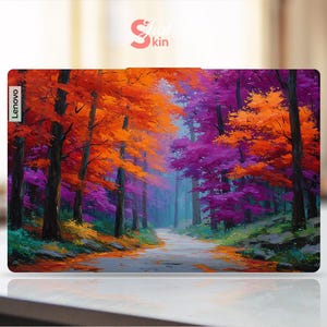 For Lenovo Thinkpad P16s Gen 3 Laptop Protective Film with Customizable Name, Unique Maple Leaf Design, Suitable for Ideapad Series