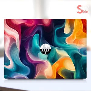Hp Laptop Customizable Style/Name Protection Skin Anniversary Gift Smoke Ripple Design For Spectre Envy Pavilion Victus Zbook Elite Probook