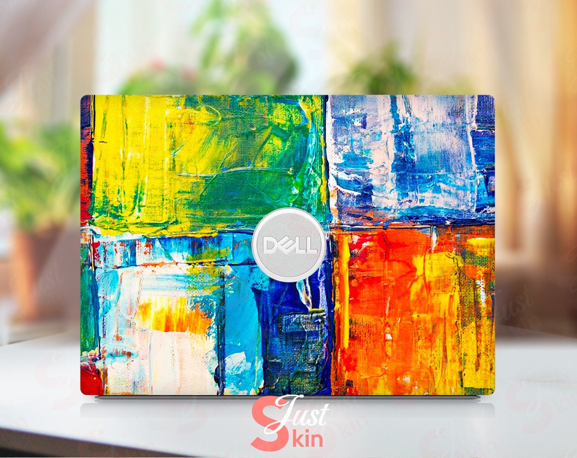 Dell Vostro Laptop Protective Skin Full Coverage Colorful Abstract Oil Painting Vinyl Decal Fits Xps Latitude Inspiron Vostro Precisio