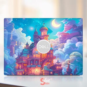 Dell Laptop Decal Castle Pattern Custom Skin Customizable Vinyl Decal Fits Dell Xps Latitude Inspiron Vostro Precisio