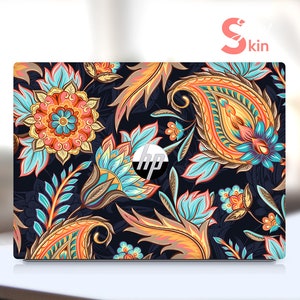 Hp Laptop Skin,Hp Envy X360 Custom Skin,Personalized Flowers Vinyl Decal for Spectre Envy Pavilion Victus Omen Zbook Elite Probook