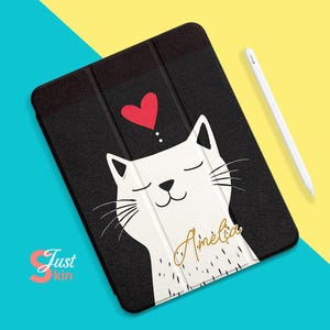 漫画 iPad Air ケース 保護カバー iPad アクセサリー かわいい猫デザイン iPad Air 6-13インチ Pro 2022-12.9インチ iPad 10 2022-10.9インチ iPad 5/6-9.7インチ用