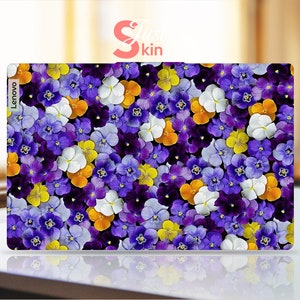 Lenovo Laptop Skin,Lenovo Chromebook C340 Keyboard,Personalized Flowers Vinyl Decal for Legion Yoga Thinkpad Thinkbook Ideapad Series