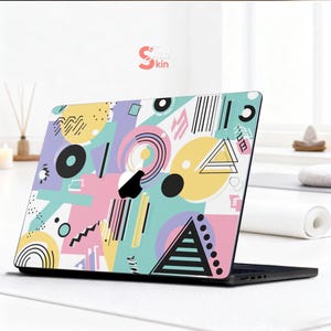 Lenovo Legion Skin A3240 MacBook Stickers Hp Laptop 15Inch Decals Geometric Shapes Friendship Gifts for Thinkbook Probook Dell Latitude Asus image 9