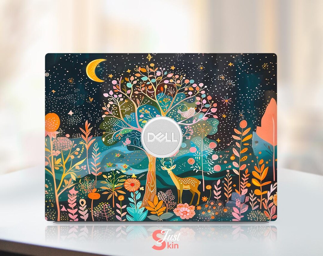 Dell Latitude 3340 Computer Sticker Custom Color Tree Oil Painting ...