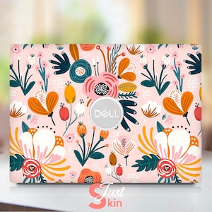 Dell Precisio Skin, Distinctive Gift, Customizable Full Coverage Pink Flower Vinyl Decal Fits Dell Xps Latitude Inspiron Vostro Precisio