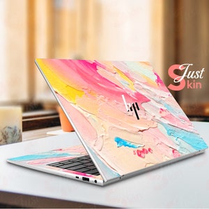 Hp Laptop Custom Skins Pre-Cut Personalized Gift Abstract Oil Painting Vinyl Decal for Spectre Envy Pavilion Victus Omen Zbook Elite Probook