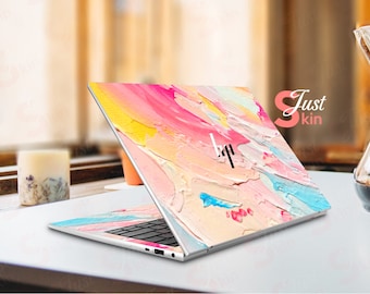 Hp Laptop Custom Skins Pre-Cut Personalized Gift Abstract Oil Painting Vinyl Decal for Spectre Envy Pavilion Victus Omen Zbook Elite Probook