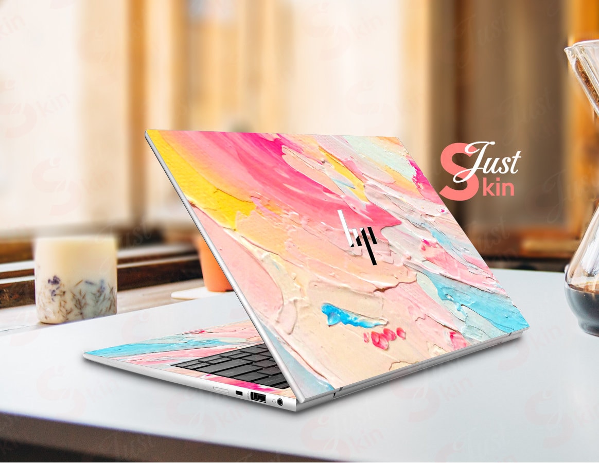Hp Laptop Custom Skins Precut Personalized Gift Abstract Oil Etsy