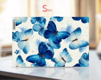 Lenovo Yoga Schutzfolie, Personalisierte Einzigartige Schmetterling Muster Design Vinyl Aufkleber für Legion Yoga Thinkpad Thinkbook Notepad Serie