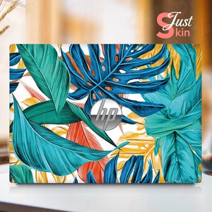 Hp Spectre X360 Skin, Pre-Cut Personalized Green Plant Design Vinyl Decal for Spectre Envy Pavilion Victus Omen Zbook Elite Probook