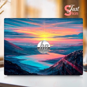 Hp Elitebook Skin, Pre-Cut Personalized Abstract Landscape Distinctive Vinyl Decal For Spectre Envy Pavilion Victus Omen Zbook Elite Probook
