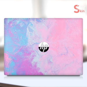 Hp Skin, 14 Inch Laptop, Personalised Gift, Customizable Pink Marble Vinyl Decal For Spectre Envy Pavilion Victus Omen Zbook Elite Probook