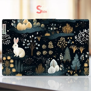 Custom Notebook Skin,Lenovo Accessories,Unique Gift,Distinctive Rabbit Design Vinyl Decal For Legion Yoga Thinkpad Thinkbook Ideapad Series