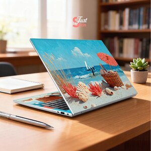 Dell Pro 14 Plus Pb 14250 Laptop Decal MacBook Accessories Lenovo Skin Hp Stickers Beach Design for Xps Yoga Ideapad Probook Birthday Gifts image 7