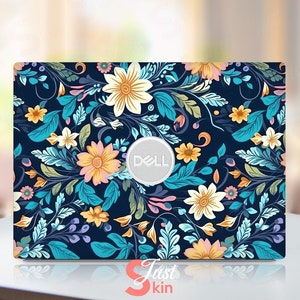 Dell-laptopskin, Dell I7778-laptopskin, aanpasbare vinylsticker met planten en bloemen past op Dell Xps Latitude Inspiron Vostro Precisio