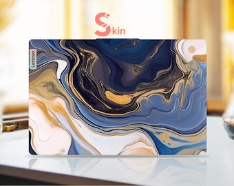 Lenovo Laptop Skin, Tastaturhülle für Lenovo Laptop, personalisierte Marmor Texture Vinyl Aufkleber für Legion Yoga Thinkpad Thinkbook Notepad Serie