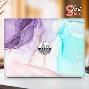 Hp Laptop Skin,Hp Laptop 15 Skin,Pre-Cut Personalized Marble Texture Vinyl Decal for Spectre Envy Pavilion Victus Omen Zbook Elite Probook