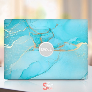 Dell Laptop Skin,Xps 13 2 In 1 Marble Design Customizable Pre-Cut Full Coverage Vinyl Decal Fits Xps Latitude Inspiron Vostro Precisio