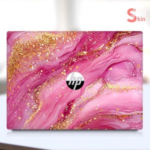 Hp Elitebook 840 G9 Laptop Decal Custom Pink Floral Pattern Vinyl Decal for Spectre Envy Pavilion Victus Omen Zbook Elite Probook Series