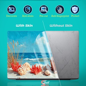 Dell Pro 14 Plus Pb 14250 Laptop Decal MacBook Accessories Lenovo Skin Hp Stickers Beach Design for Xps Yoga Ideapad Probook Birthday Gifts image 8