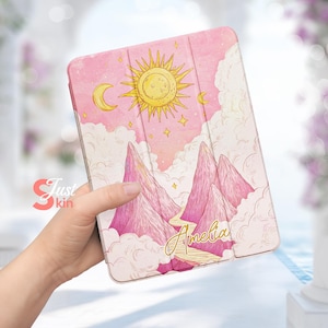 Custodia per iPad 7a generazione Dreamy Mountain Summit Design Slim Tri-fold Stand iPad Flip Cover per iPad Pro 13 12.9 11 iPad Air 13" Air 5 4 iPad Mini 7