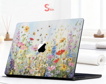 Pink Macbook Skin Dell Precision 5690 Decal 15.6 Inch Hp Stickers Lenovo T14 Protect Film Flowers for Inspiron Zbook Legion Asus Acer