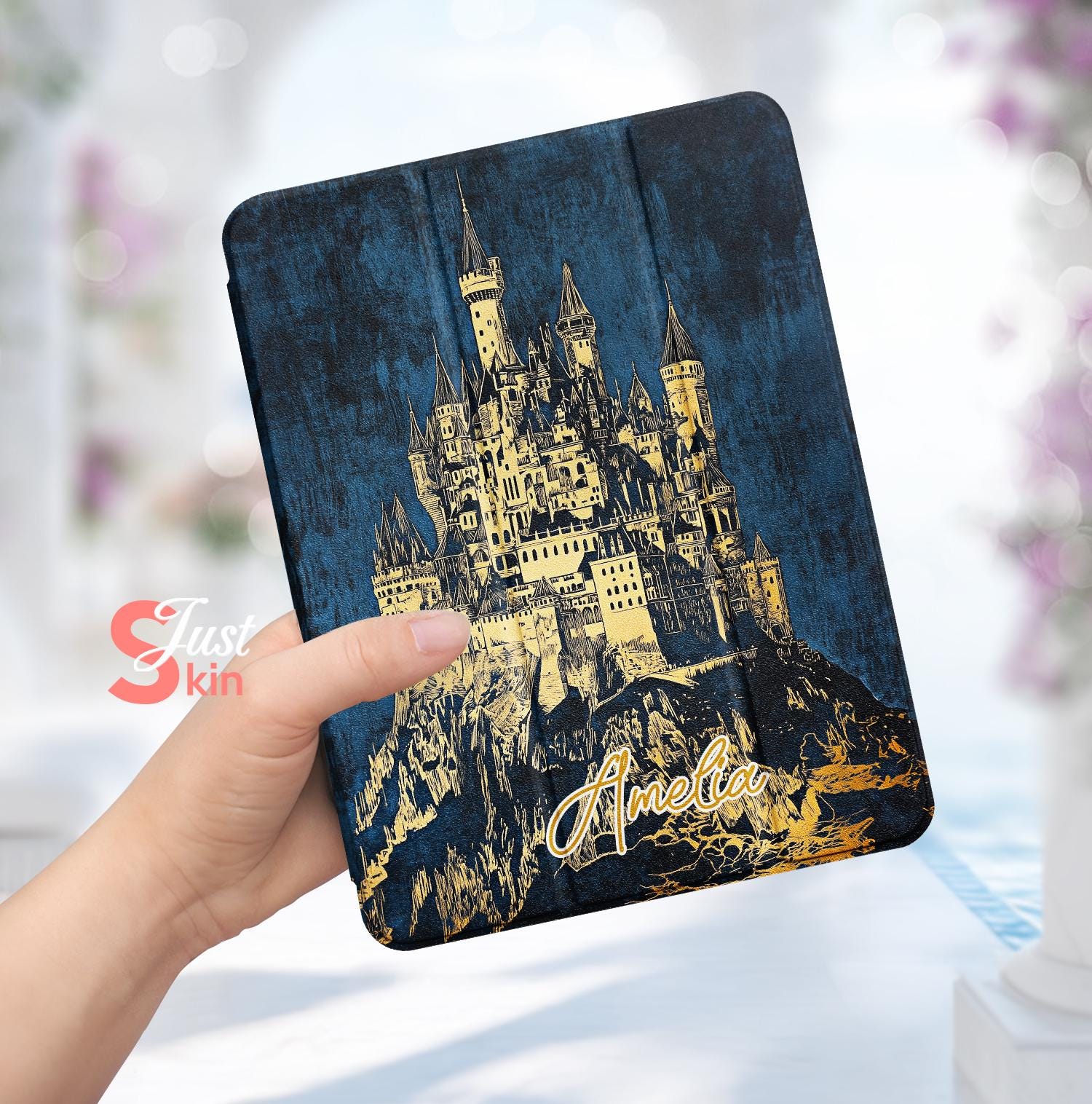 Ipad Case Personalized Fantasy Castle Fantasy Ipad Case for Ipad Air-11",Pro2022-12.9",Ipad Pro 2024-13",Pro 2017-12.9",Ipad Mini 7-8.3"
