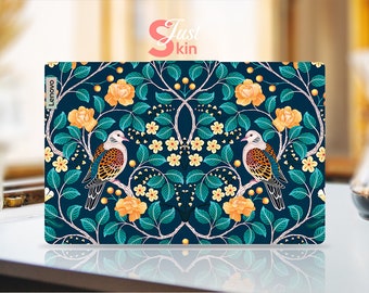 Lenovo Laptop Skin,Yoga decals Personalized Gift Plants and Flowers Design Vinyl Decal for Legion Yoga Thinkpad Thinkbook Ideapad Series