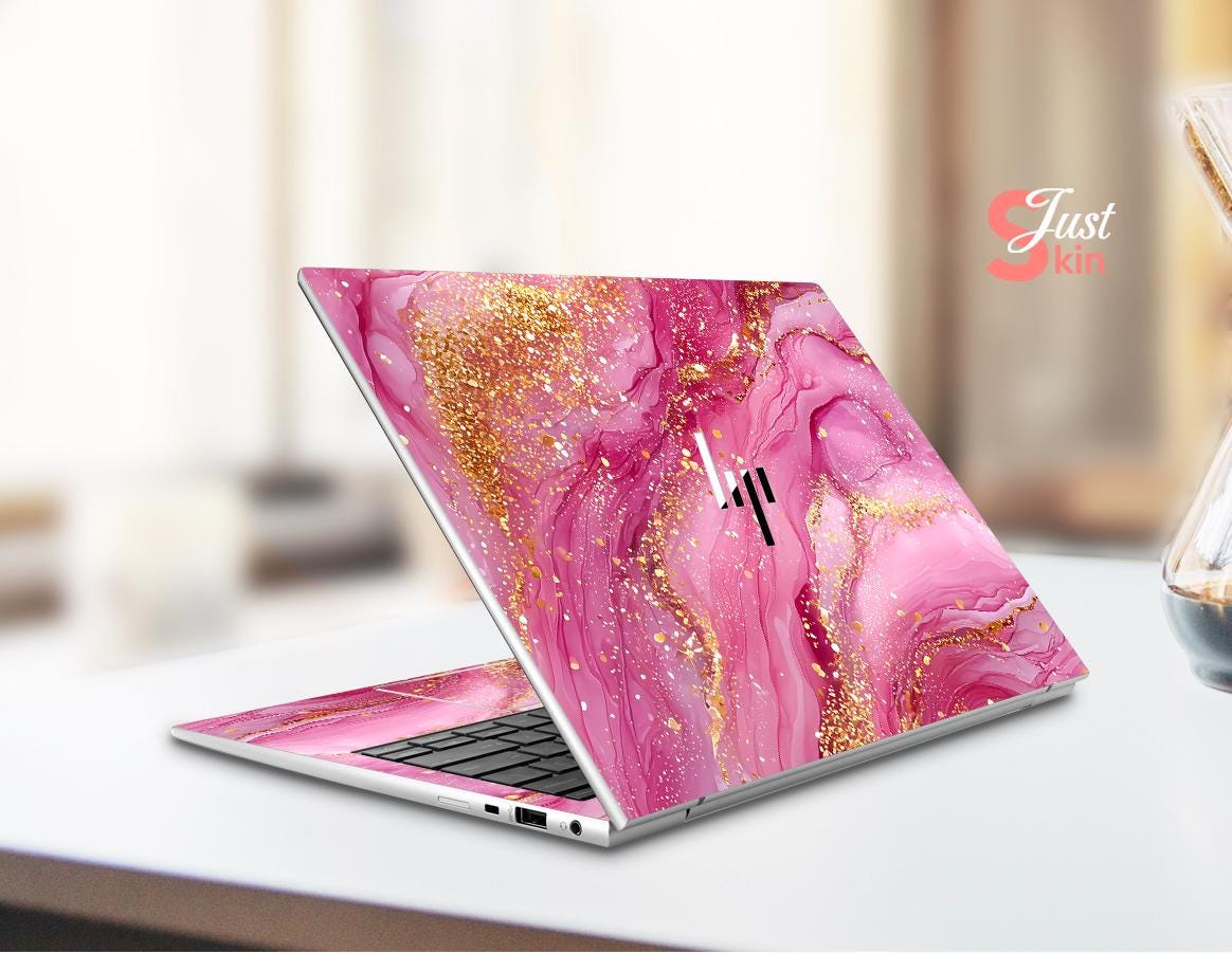 Hp Elitebook 840 G9 Laptop Decal Custom Pink Floral Pattern Vinyl Decal ...