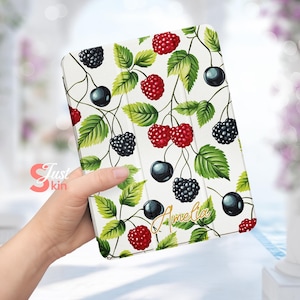 Coque pour iPad 10e génération Berry Vine Elegance Design pour iPad 8 9 10th Air 4 5 Coque iPad Pro 2020 10,2 pouces 12,9 Pro 11 10,9 10,5