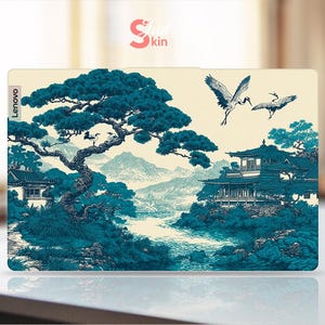 IdeaPad 3 15IAU7 Laptop Protective Film, Personalized Traditional Chinese Scene Design Vinyl Decal, Suitable for  Yoga Thinkpad   Series